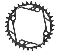 Sram T-type 104 Bcd Chainring Argento 34t Black