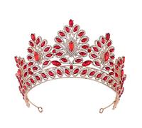 Corona, tiara, regina del ballo corona Quinceanera concorso corona Principessa corona Rinetone Cristallo CRUDAL Crown Tiaras for Women (Rose Gold Crown)