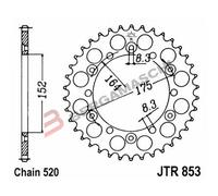 CORONA TRASMISSIONE PER MOTO JT 853 Z45 JTR853.45 45 DENTI 520