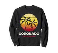 Coronado Island San Diego Tropicale Coronado Beach CA Tramonto Felpa