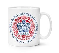 Coronation Emblema King Charles III 284ml Tazza Commemorativa Souvenir Re Magi