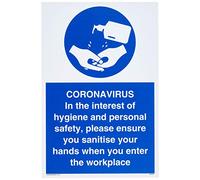 CORONAVIRUS Per l'igiene e la sicurezza personale, assicurarsi di igienizzare le mani.