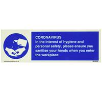 CORONAVIRUS Per l'igiene e la sicurezza personale, si prega di assicurarsi di igienizzare le mani