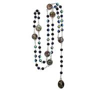 Coroncella dei sette dolori, include sacchetto e istruzioni | preghiera cattolica | Immagini a colori raffiguranti ciascuno dei 7 dolori | Grande regalo per i primi sacramenti e la quaresima