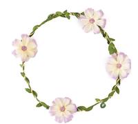 Coroncina per capelli in metallo con quattro intonazioni floreali, casual, adatta per uomini e donne, piano di chiusura sicuro per tutti i giorni, capelli sottili con quattro fiori, rotonda