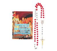 Coroncina per le anime dei sacerdoti che soffrono in Purgatorio e Corona Anime dei sacerdoti defunti, in confezione regalo