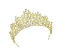 Coroncina Tiare Hairhoop per eventi di nozze scintillante accessorio per lo styling dei capelli stili barocchi eventi formali corone diademi da sposa, One Size, come descritto, come descritto