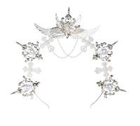 Corone da dea con strass, versatile, accessorio per capelli, corone per matrimoni