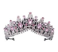 Corone da donna con strass, stile vintage, per feste, matrimoni, accessori eleganti, corona Pnnrk