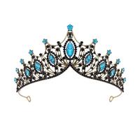 Corone da donna Tiare e corone da regina, diadema con strass for la corona sposa della principessa, capelli per matrimoni(Color 4)