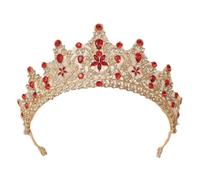 Corone da sposa fatte a mano per le donne di compleanno copricapo strass copricapo accessori per capelli gioielli, lega metall