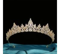 Corone da sposa per le donne copricapo da sposa principessa corona diademi fascia da sposa gioielli da ballo H