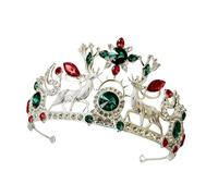 Corone delicate per matrimonio accessorio da sposa strass corona per feste a tema vestire coroncina nuziale, One Size, come descritto, come descritto