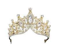 Corone Di Cristallo Multicolore Argento For Ragazze Bambini Tiare Copricapi Da Sposa Lusso Fasce Dorate Accessori For Capelli Facile Da Indossare(Color 6)