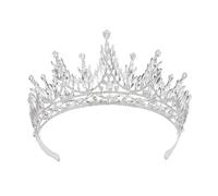 Corone di lusso per capelli Haop Heavy Duty Birthday Party Elegante Trappola acqua goccia cristallo Girl Costume copricapo Costume corona