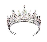 Corone di lusso per capelli Haop Heavy Duty Birthday Party Elegante Trappola acqua goccia cristallo Girl Costume copricapo Costume corona