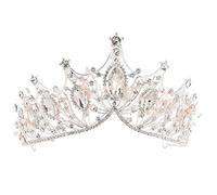 Corone di matrimoni in cristallo barocco Black Queen Costume Crown Crown Wedding Party Chiesa per copricapi da sposa Principessa