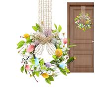 Corone di Pasqua per porta d'ingresso, ghirlanda artificiale sospesa decorazione primavera,decorazione di corona con per Pasqua, per feste e celebrazioni, ingresso, parete, Por