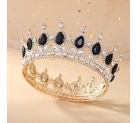 Corone di tiara di cristallo per donne vintage regina reale rearas corone da donna da donna per page pageant ornaments bridal women wedding gioiello per matrimoni accessori, blu
