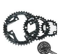 Corone Per Bicicletta 1 pz 104/64BCD MTB Corona 3*9 velocità 3*10 velocità Ruota di Catena Della Bicicletta 22T 24T 32T 42T 44T Triple Piastra Bici MTB Guarnitura Anello Catena Parte ( Color : 9S 22T-