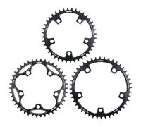Corone Per Bicicletta 110 130 BCD Corona 36T 38T 40T 42T 46T 50T Narrow Wide Star Corona for bici da strada Corona 5 bulloni Stella anteriore for bicicletta pieghevole (Color : 40T, Size : 110BCD)