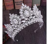 Corone per Donne Tiara Crown Birthday Crown Rhinestone Bridal Tiara Princess per il Ballo di Compleanno(bianca)