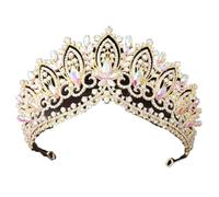 Corone Per Le Donne Corona Grande Diadema Sposa Tiara Nuziale Festa di Nozze Vestito Dei Capelli Accessori Dei Monili, Metallo