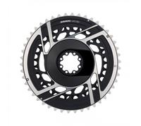 Corone SRAM RED AXS E1 2x12v 48-35T Direct Mount Bici Strada Monoblocco Argento Nero