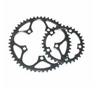 Stronglight shimano sram corona interna 110 bcd tipo s compact lega 5383 5 razze 2x9 10v argento
