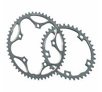 Stronglight shimano sram corona interna 110 bcd tipo s compact lega 5383 5 razze 2x9 10v argento