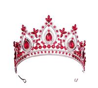 Corone vintage con gocce d'acqua Per Donna | Accessori for capelli Bandana con diademi elfi di cristallo rosa for donna