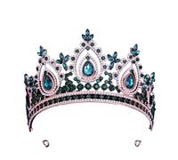 Corone vintage con gocce d'acqua Per Le Donne | Accessori for capelli Bandana con diademi elfi di cristallo rosa for donna