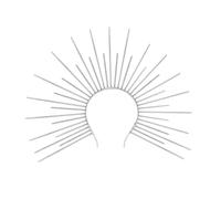 Corone vintage Fascia Dio Madre Fascia Spillo Coroncina per Stage Esecuzione Nuziale Doccia Corone Headhoop