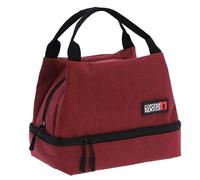 Coronel Tapioca - Borsa Termica Porta Pranzo para Viaggio, Picnic, Scuola - porta pranzo termico - borsa frigo piccola pranzo ufficio - borsa porta pranzo - borsa termica - Bristol (Rosso)