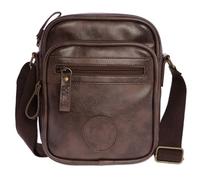 Coronel Tapiocca Bolso De Mano Para Hombre, Borsello Uomo, Tracolla Borsetta Bo Marrone (Brown), Taglia unica