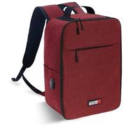 Coronel Tapiocca Mochila Viaje Avion Zaino Viaggio Cabina Aereo, Rosso, M Unisex-Adulto