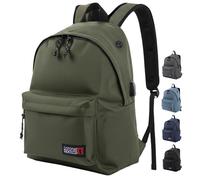 Coronel Tapiocca Urban, Porta PC Zaino da Lavoro Uomo, 40x13x31 cm, Kaki