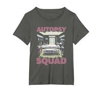 Coroner Squadra Autopsia - Indagine Medico Coroner Maglietta, Donna Plus-Size, Asfalto, 4X