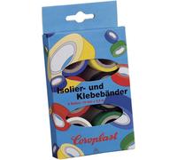 Coroplast 28839 Kit nastri adesivi in PVC Blu, Giallo, Rosso, Nero, Bianco, V