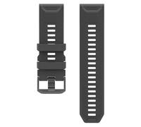 Coros - Cinghia di ricambio - Bracelet Vertix 2 Silicone Black in Silicone - Nero