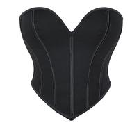 Corpetto Top Lace Up Da Donna Corsetti Stringivita Curvy Bustino Dimagrante Stretto Osso Di Plastica Corsetto Donne Waist Trainer Del Raso Eleganta Bustini Slim Corsetto Satin Modellante Christmas