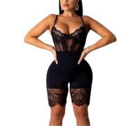 Corpi di Pizzo da Donna Allenatore in Vita Doppia Slim bodyplewear Traspirante Liscia Linga Lingerie Colombia