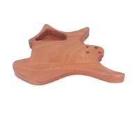 Corpo a Botte Non Finito in Mogano per Chitarra Elettrica, Materiale Durevole Prefabbricato e Lucidato, Perfetto per i Creatori di Fai da Te