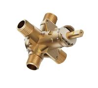 Corpo adattatore doccia in ottone resistente, filettatura da 1,3 cm e cartucce bilanciate a pressione per sistemi Posi Temp in ottone e adattatore doccia