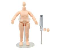 Corpo BJD, Giunti Mobili da 4,1 Pollici Corpi di Burattinai di Elevata flessibilità di Lunga Durata per la d'azione (Bianco normale)