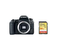 Corpo CANON EOS 77D + scheda SD SanDisk Extreme 64G