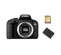 Corpo CANON EOS 800D + scheda SD da 32 GB + batteria LP-E17