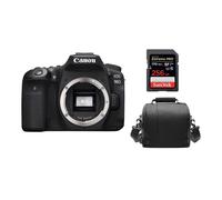 Corpo CANON EOS 90D + SDXC SANDISK Extreme Pro 256GB 170MB/s + borsa