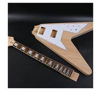 corpo chitarra 1 Set Guitar Kit 22 Guitar Neck Guitar Body Mogany Mogany Volare Volo V kit chitarra fai da te