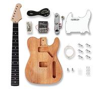 corpo chitarra Body Guitar Electric Body & Neck Kit Neck Acero 21 Fret Non Finiti Tutto Fai Da Te Ricambi Per Chitarra Bass. kit chitarra fai da te (Color : 03)